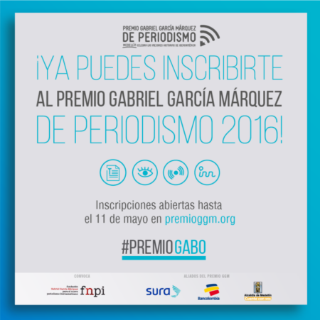 Abierto el plazo para el Premio Gabriel García Márquez