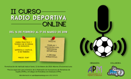 FORMACIÓN | Últimos días del II Curso de Radio Deportiva Online