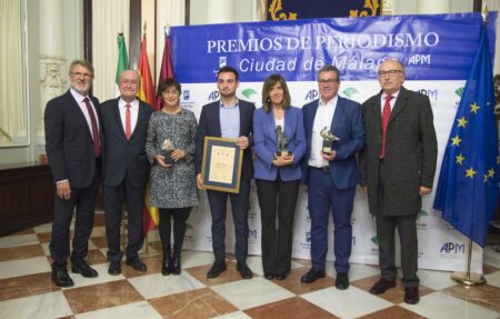 Ana Blanco recibe el Premio de Periodismo ‘Ciudad de Málaga’ a la Trayectoria Profesional