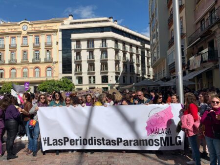 La Asamblea de Mujeres Periodistas de la Asociación de la Prensa de Málaga participa en los actos del 8M