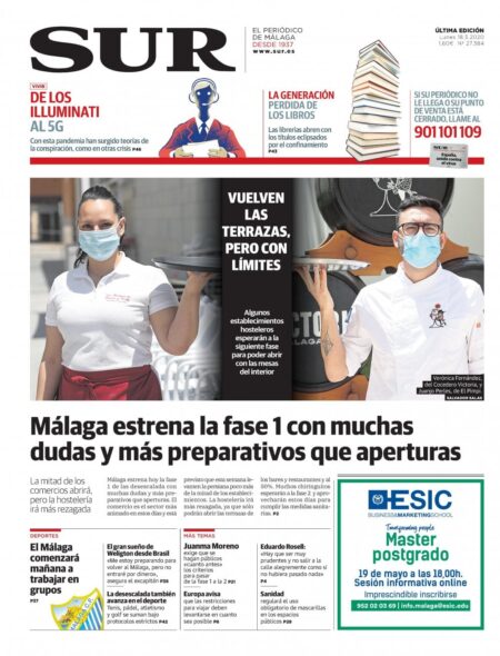 Diario SUR, 18/05/2020