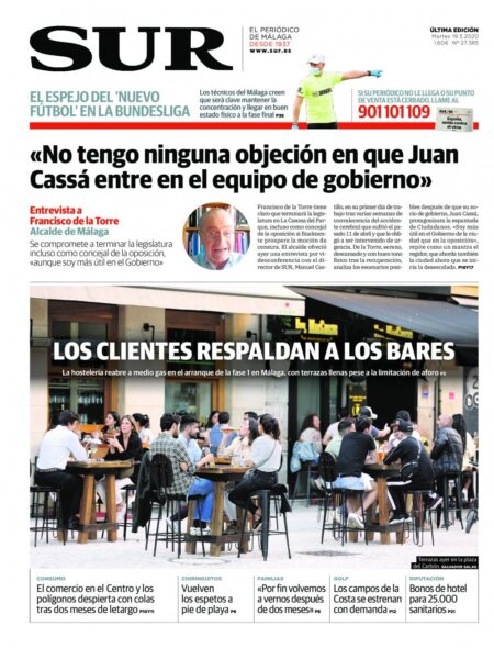 Diario SUR, 19/05/2020