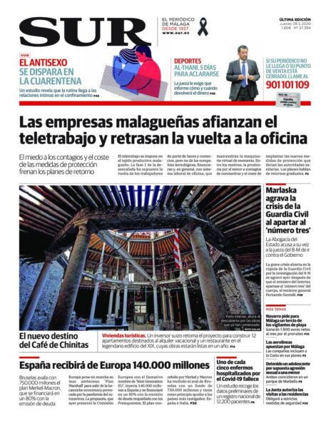 Diario SUR, 28/05/2020
