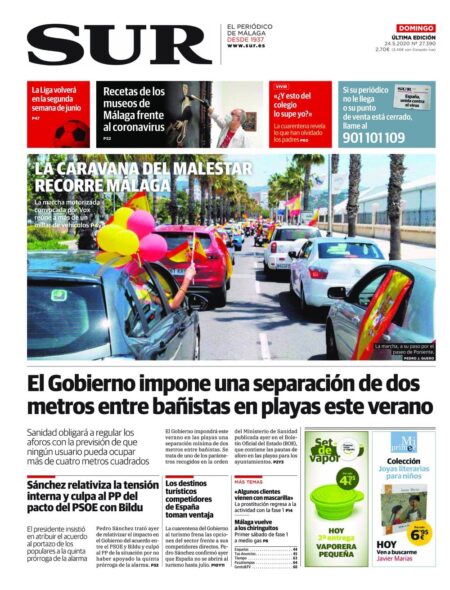 Diario SUR, 24/05/2020