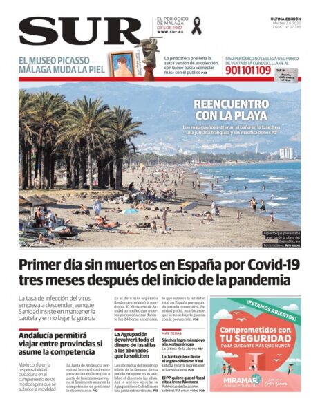 Diario SUR, 02/06/2020