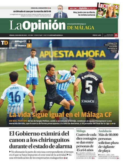 La Opinión de Málaga 13.06.2020