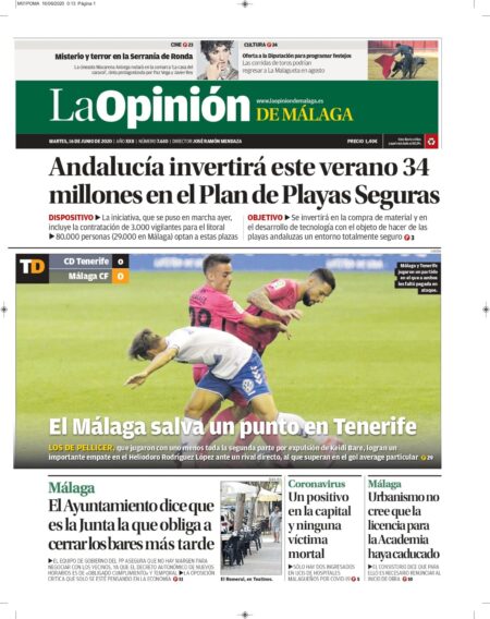 La Opinión de Málaga 16.06.2020