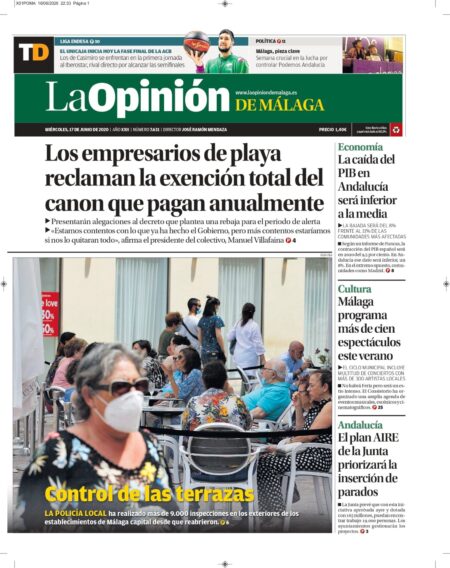 La Opinión de Málaga 17.06.2020