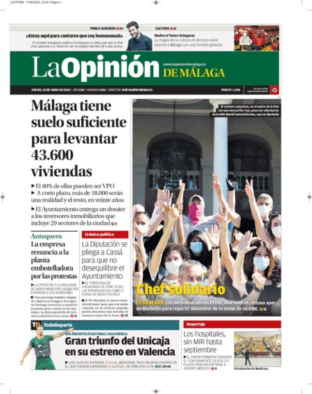 La Opinión de Málaga 18.06.2020
