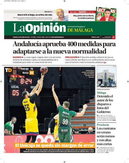 La Opinión de Málaga 20.06.2020