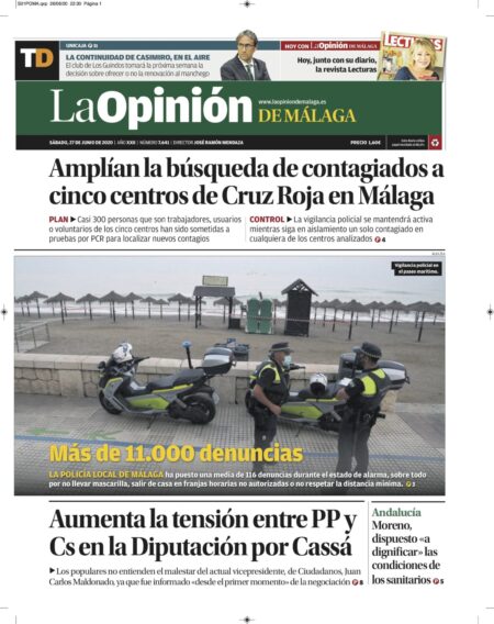 La Opinión de Málaga 27.06.2020
