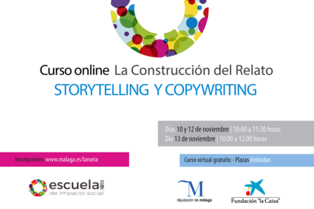 10, 12 y 13 NOV | Curso online Construcción del relato. Storytelling y Copywriting