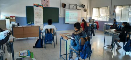 Los talleres de periodismo de «La prensa en mi mochila» vuelven a Marbella