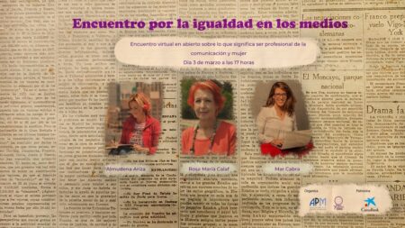 8M | Encuentro con Rosa María Calaf, Almudena Ariza y Mar Cabra