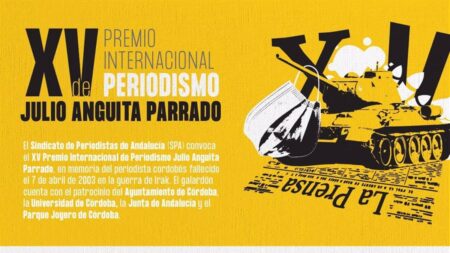 El SPA convoca el XV Premio Internacional de Periodismo Julio Anguita Parrado