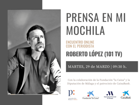 29 MARZO | Roberto López, próximo invitado de Prensa en mi mochila