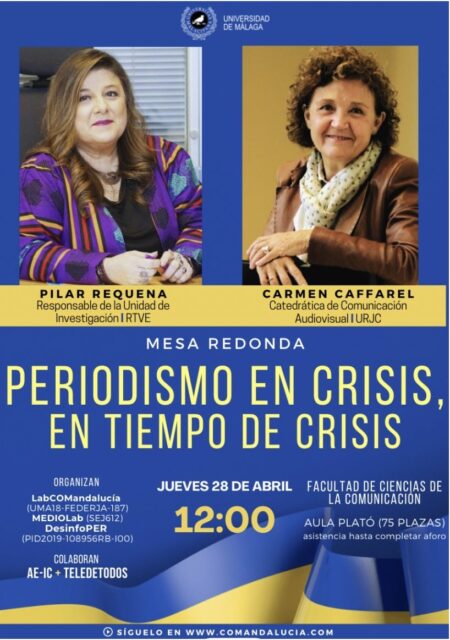 ‘Periodismo en Crisis, en Tiempo de Crisis’ con Carmen Caffarel y Pilar Requena