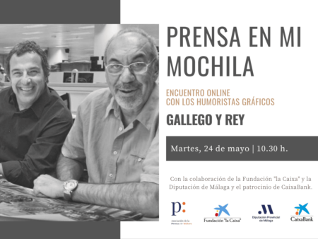 Gallego y Rey, próximos invitados de Prensa en mi mochila