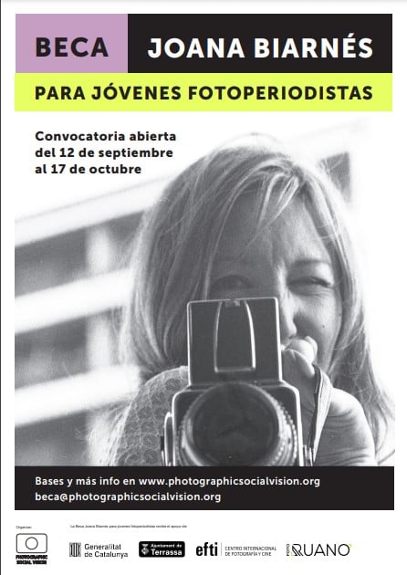 Convocatoria abierta a la IV Beca Joana Biarnés para jóvenes fotoperiodistas