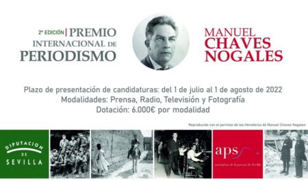 Abierto el plazo de presentación de candidaturas al II Premio Internacional Manuel Chaves Nogales