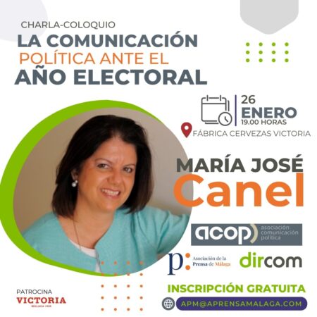 26 ENERO | Charla-coloquio de María José Canel sobre comunicación política en año electoral