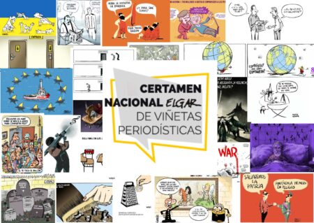 HASTA EL 30 DE JUNIO | Diputación acoge la primera exposición de viñetas periodísticas del Certamen Elgar