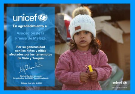 Más de 1.400 niños y niñas víctimas del terremoto de Turquía y Siria recibirán vacunas gracias a la Carrera de la Prensa
