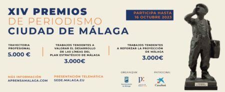Abierto el plazo para optar a los XIV Premios de Periodismo Ciudad de Málaga