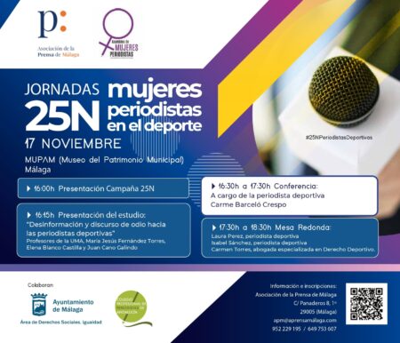 #25N2023| Las periodistas deportivas, protagonistas de la Campaña 25N de la Asamblea de Mujeres Periodistas de la APM