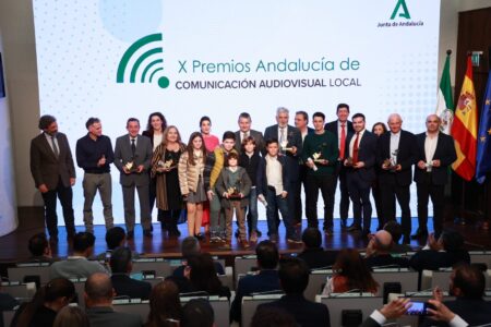 Canalcosta Televisión, Onda Palmeras, 7TV Andalucía, Axarquiaplus, Ayuntamiento de Chipiona y Radio Cantillana, Premios Andalucía de Comunicación Audiovisual Local