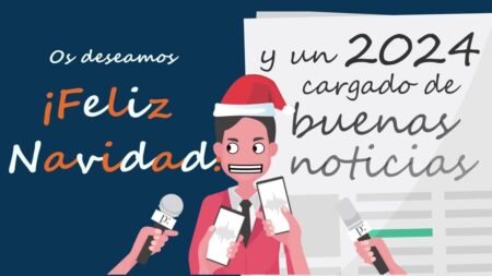 La Asociación de la Prensa de Málaga os desea Feliz Navidad y un 2024 cargado de buenas noticias