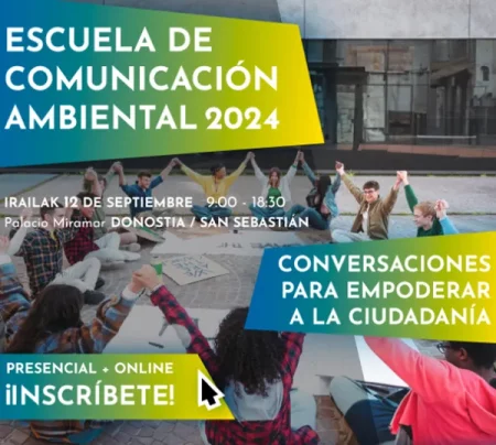 Abierta la inscripción de la Escuela de Comunicación Ambiental 2024
