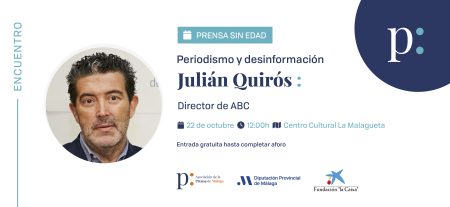 Julián Quirós, protagonista en La Malagueta del proyecto Prensa sin Edad