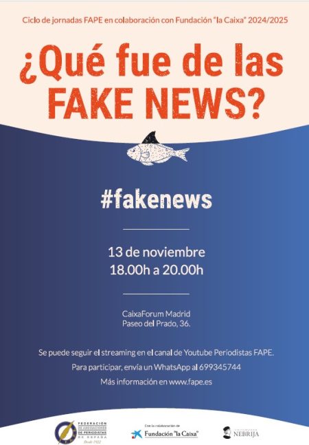 ‘¿Qué fue de las ‘fake news’?’ abre el ciclo de debates organizado por la FAPE