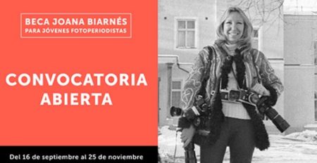 Últimos días para optar a la VI edición de la Beca Joana Biarnés para jóvenes fotoperiodistas