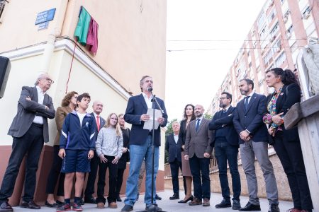 El Ayuntamiento reconoce la trayectoria de Rafael de Loma con un paseo en Málaga a iniciativa de la APM