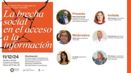 “La brecha social en el acceso a la información”, tercera jornada de debate de FAPE