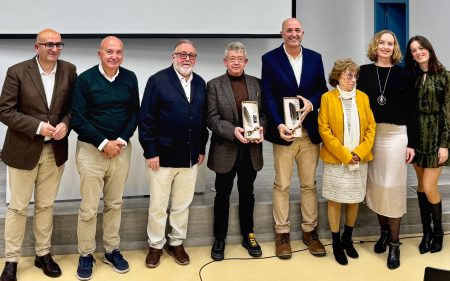 Emotivo reconocimiento del Centro Sesmero a Guillermo Busutil y Mariano Pozo