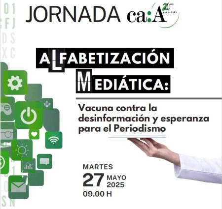 27 MAYO | El Consejo Audiovisual de Andalucía celebra una jornada en Sevilla sobre la Alfabetización Mediática