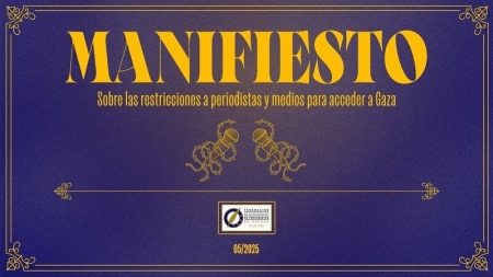 Más de 1.300 profesionales apoyan el “Manifiesto para exigir la entrada de periodistas extranjeros en la Franja de Gaza”