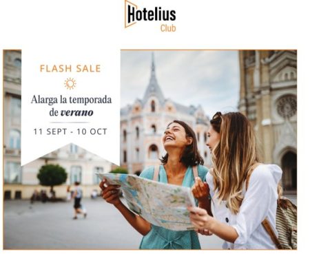 Oferta del Grupo Hotelius del 11 de septiembre al 10 de octubre