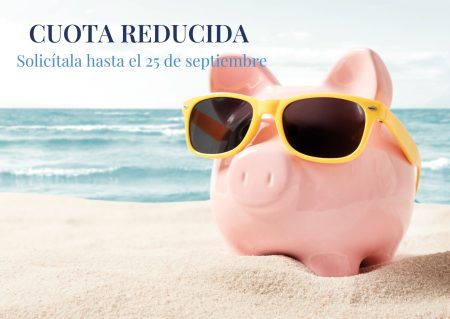 CUOTA REDUCIDA | Fecha máxima 25 de septiembre
