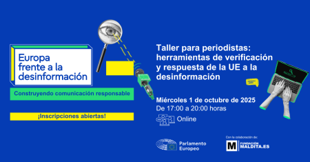 Maldita.es organiza un taller gratuito online sobre desinformación el 1 de octubre