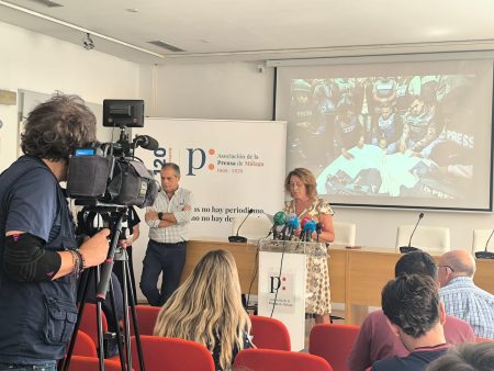 Periodistas de Málaga recuerdan a los compañeros asesinados en Gaza
