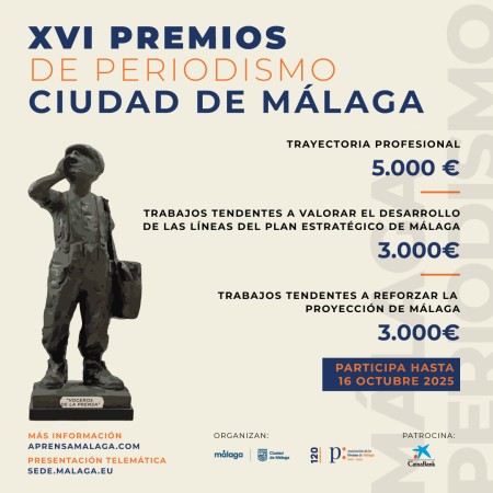 Participa en los XVI Premios de Periodismo Ciudad de Málaga