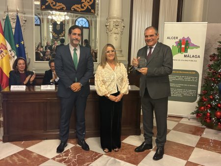 Ángel Escalera, premio Embajador de la Donación de ALCER Málaga