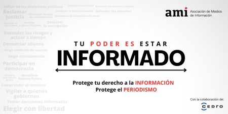 La Asociación de Medios de Información pone en marcha una campaña en defensa del periodismo