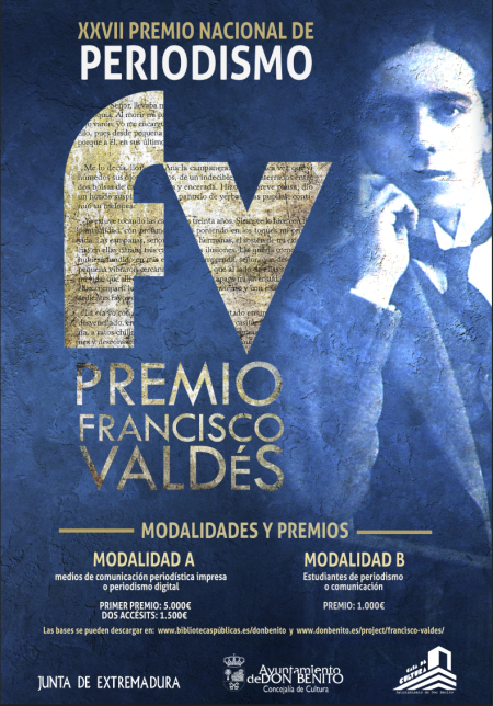 Convocada la XXVII edición del Premio Nacional de Periodismo Francisco Valdés