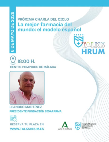 Los periodistas Ángel Escalera y Pedro Luis Gómez participan en el ciclo @talks.hrum el Hospital Regional de Málaga
