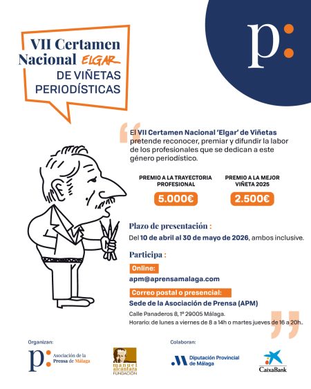 Convocada la VII edición del Certamen Nacional ‘Elgar’ de Viñetas Periodísticas